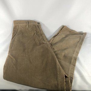 Woolrich Women's Corduroy Pants Khaki Size 12 NWT